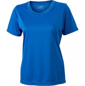 James & Nicholson Dámské funkční triko pro sport a volný čas Barva: modrá královská, Velikost: 3XL JN357