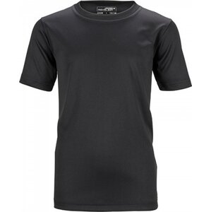 James & Nicholson Rychleschnoucí funkční dětské tričko Barva: Černá, Velikost: L JN358K