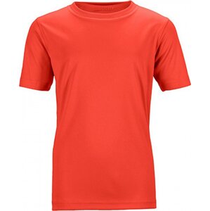 James & Nicholson Rychleschnoucí funkční dětské tričko Barva: oranžová sytá, Velikost: L JN358K