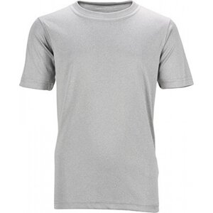 James & Nicholson Rychleschnoucí funkční dětské tričko Barva: melange světlý, Velikost: L JN358K