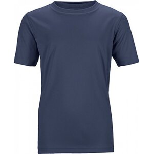 James & Nicholson Rychleschnoucí funkční dětské tričko Barva: modrá námořní, Velikost: XXL JN358K