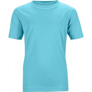 James & Nicholson Rychleschnoucí funkční dětské tričko Barva: modrá azurová, Velikost: L JN358K