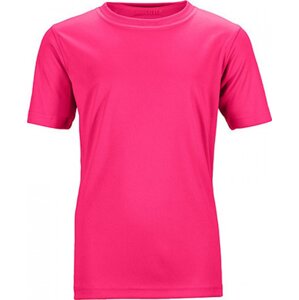 James & Nicholson Rychleschnoucí funkční dětské tričko Barva: Růžová, Velikost: L JN358K