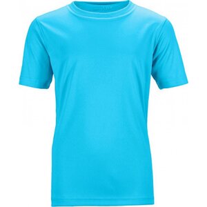 James & Nicholson Rychleschnoucí funkční dětské tričko Barva: modrá tyrkysová, Velikost: L JN358K