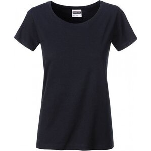 James & Nicholson Základní dámské tričko ze 100 % organické bavlny James and Nicholson Barva: Černá, Velikost: L JN8007
