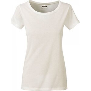 James & Nicholson Základní dámské tričko ze 100 % organické bavlny James and Nicholson Barva: Přírodní, Velikost: L JN8007