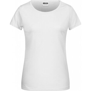 James & Nicholson Základní dámské tričko ze 100 % organické bavlny James and Nicholson Barva: Bílá, Velikost: M JN8007