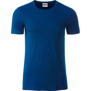 James & Nicholson Základní tričko Basic T James and Nicholson 100% organická bavlna Barva: modrá královská tmavá, Velikost: L JN8008