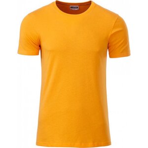 James & Nicholson Základní tričko Basic T James and Nicholson 100% organická bavlna Barva: žlutá zlatá, Velikost: L JN8008