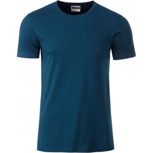 James & Nicholson Základní tričko Basic T James and Nicholson 100% organická bavlna Barva: modrá petrolejová, Velikost: 3XL JN8008