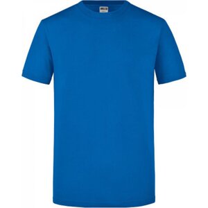 James & Nicholson Kvalitně zpracované slim-fit tričko James and Nicholson Barva: modrá kobaltová, Velikost: L JN911