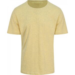 Melírové unisex tričko v pastelových barvách Just Ts 160 g/m Barva: Žlutá, Velikost: L JT032