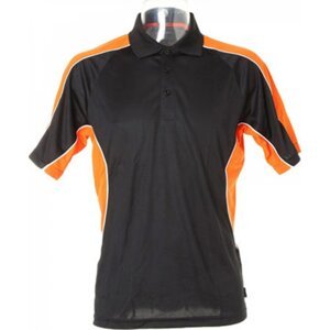 Gamegear Funkční polo tričko Game Gear na sportovní aktivity Barva: černá - oranžová, Velikost: M K938