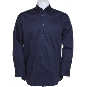 Kustom Kit Pánská korporátní oxford košile s kapsičkou a dlouhým rukávem 85% bavlna Barva: modrá námořní, Velikost: S = 37cm obvod límce K105