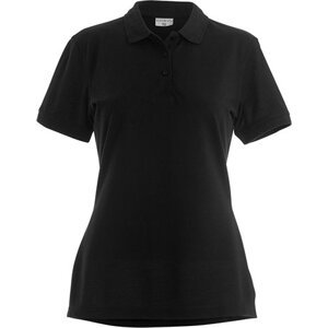 Dámské slim-fit polo tričko Kustom Kit s rozparky Barva: Černá, Velikost: 38 (M/12) K213