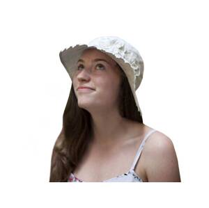 Letní nebarvený klobouk ze 100% lnu (5)