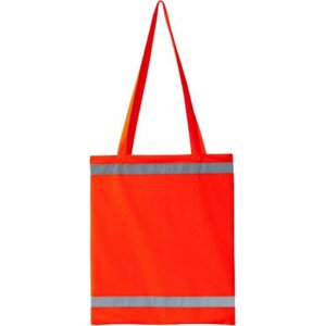 Nákupní taška s reflexními prvky Warnsac® Korntex 10 l Barva: Oranžová, Velikost: ca. 38 x 42 cm KX105