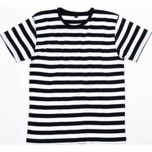 Pánské pruhované tričko s krátkým rukávem Mantis Barva: černá - bílá, Velikost: L P109s