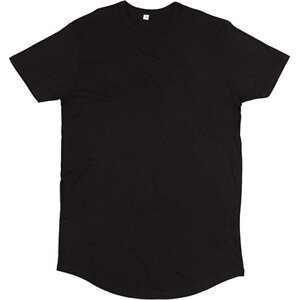 Mantis Pánské prodloužené organické tričko s kulatým lemem Barva: Černá, Velikost: XL P126