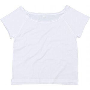 Mantis Dámské volné 100 % organické tričko Flash Dance Barva: Bílá, Velikost: L P129