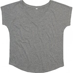 Mantis Lehké tričko s hlubokým výstřihem do véčka Barva: Šedá, Velikost: S P147