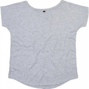 Dámské oversize tričko Mantis z organické bavlny s kulatými lemy Barva: šedá melange melír, Velikost: XXL