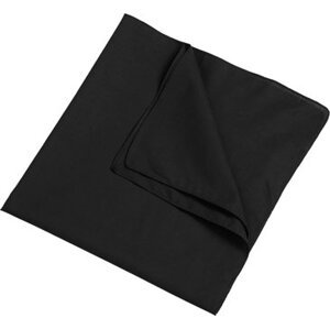 Myrtle beach Univerzální lehký nákrčník bandana Barva: Černá, Velikost: 50 x 50 cm MB040