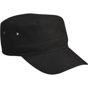 Vojenská čepice s kšiltem Myrtle beach Barva: Černá MB095