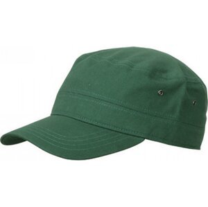 Vojenská čepice s kšiltem Myrtle beach Barva: zelená tmavá MB095