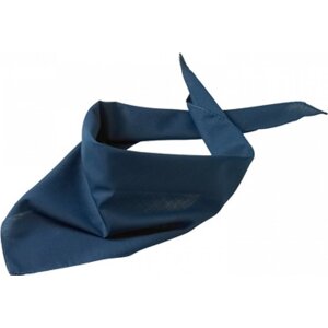 Myrtle beach Multifunkční trojúhelníkový šátek 97% polyester, 3% bavlna, 85 x 40 cm Barva: modrá námořní MB6524