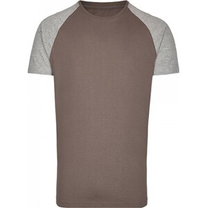 Pánské prodloužené směsové úzké triko Miners Mate Barva: šedá tmavá - šedá světlá, Velikost: 3XL MY111
