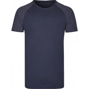 Pánské prodloužené směsové úzké triko Miners Mate Barva: modrá námořní - modrá oxfordská, Velikost: S MY111