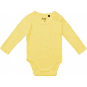 Neutral Kojenecké dupačky z organické bavlny s dlouhými rukávy a nohavicemi Barva: Dusty Yellow, Velikost: 62 NE11130