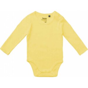 Neutral Kojenecké dupačky z organické bavlny s dlouhými rukávy a nohavicemi Barva: Dusty Yellow, Velikost: 68 NE11130