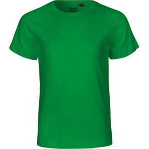 Neutral Dětské organické tričko s krátkým rukávem a výztužnou páskou za krkem Barva: Zelená, Velikost: 116/122 NE30001