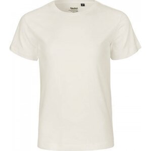 Neutral Dětské organické tričko s krátkým rukávem a výztužnou páskou za krkem Barva: Přírodní, Velikost: 104/110 NE30001