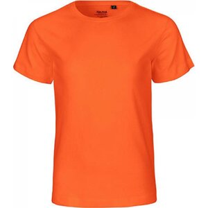 Neutral Dětské organické tričko s krátkým rukávem a výztužnou páskou za krkem Barva: Oranžová, Velikost: 104/110 NE30001