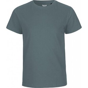 Neutral Dětské organické tričko s krátkým rukávem a výztužnou páskou za krkem Barva: Teal, Velikost: 104/110 NE30001