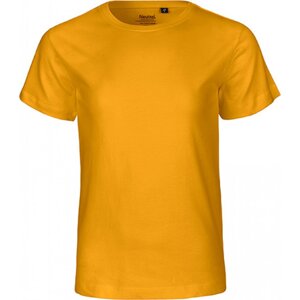 Neutral Dětské organické tričko s krátkým rukávem a výztužnou páskou za krkem Barva: Žlutá, Velikost: 104/110 NE30001