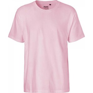 Rovné pánské triko Neutral z česané organické bavlny 185 g/m Barva: růžová světlá, Velikost: 3XL NE60001