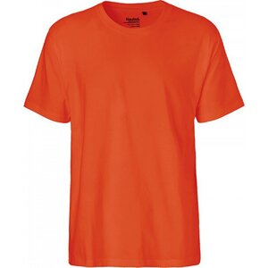 Rovné pánské triko Neutral z česané organické bavlny 185 g/m Barva: Oranžová, Velikost: 3XL NE60001