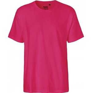 Rovné pánské triko Neutral z česané organické bavlny 185 g/m Barva: Růžová, Velikost: 3XL NE60001