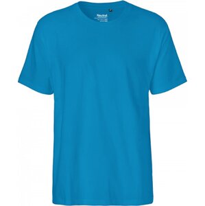 Rovné pánské triko Neutral z česané organické bavlny 185 g/m Barva: modrá safírová, Velikost: 3XL NE60001