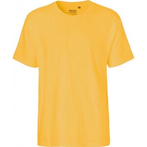 Rovné pánské triko Neutral z česané organické bavlny 185 g/m Barva: Žlutá, Velikost: 3XL NE60001