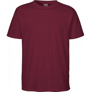 Unisex tričko Neutral s krátkým rukávem z organické bavlny 155 g/m Barva: Červená vínová, Velikost: 3XL NE60002