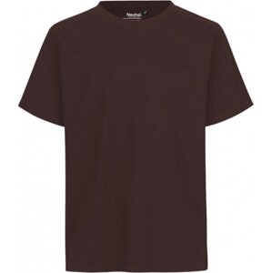 Unisex tričko Neutral s krátkým rukávem z organické bavlny 155 g/m Barva: Hnědá, Velikost: 3XL NE60002