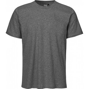 Unisex tričko Neutral s krátkým rukávem z organické bavlny 155 g/m Barva: šedá tmavá melír, Velikost: 3XL NE60002