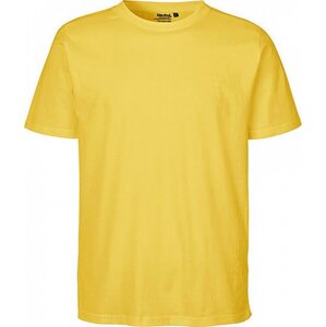 Unisex tričko Neutral s krátkým rukávem z organické bavlny 155 g/m Barva: Žlutá, Velikost: L NE60002