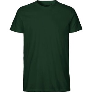 Neutral Pánské organické tričko v úzkém slim-fit střihu Barva: Zelená lahvová, Velikost: 3XL NE61001