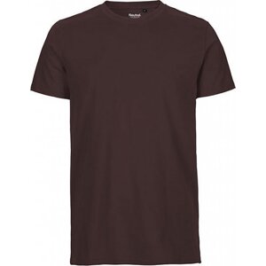 Neutral Pánské organické tričko v úzkém slim-fit střihu Barva: Hnědá, Velikost: 3XL NE61001